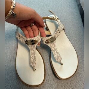 Michael Kors Plated Thong Sandal